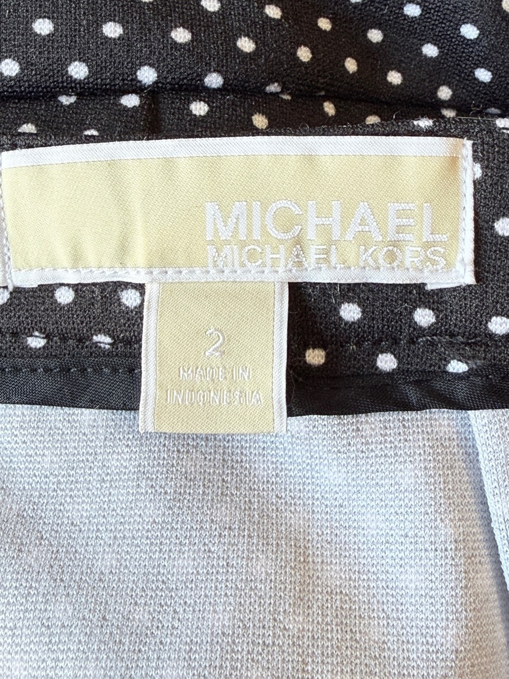 Michael Michael Kors black with white polka dot ruffled skirt Women’s size 2 | y - Picture 4 of 6
